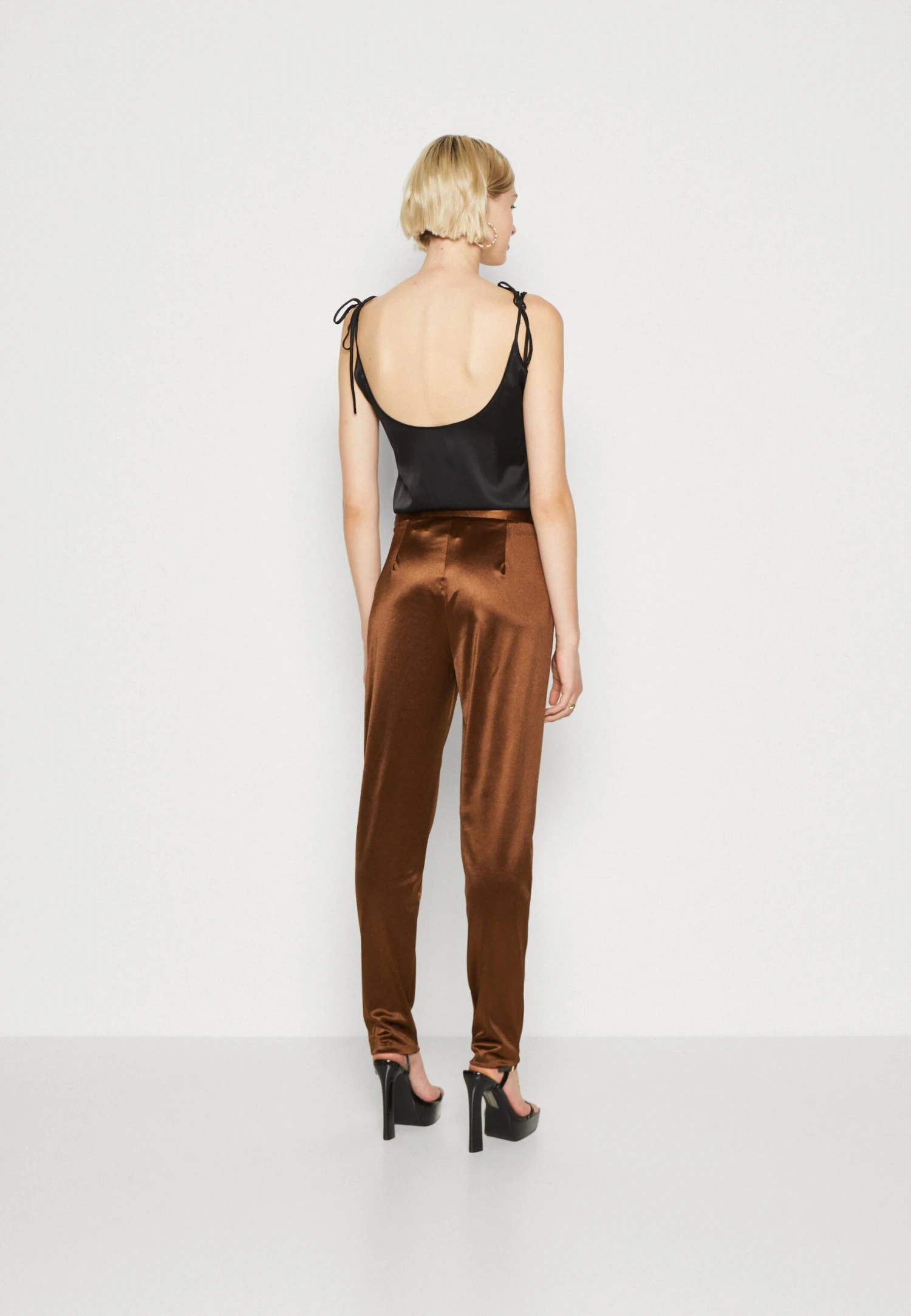 Wal G Charlie Trouser - Broek - Chocolate Brown 5 Wal G Charlie Trouser - Broek - Chocolate Brown - Afbeelding 3