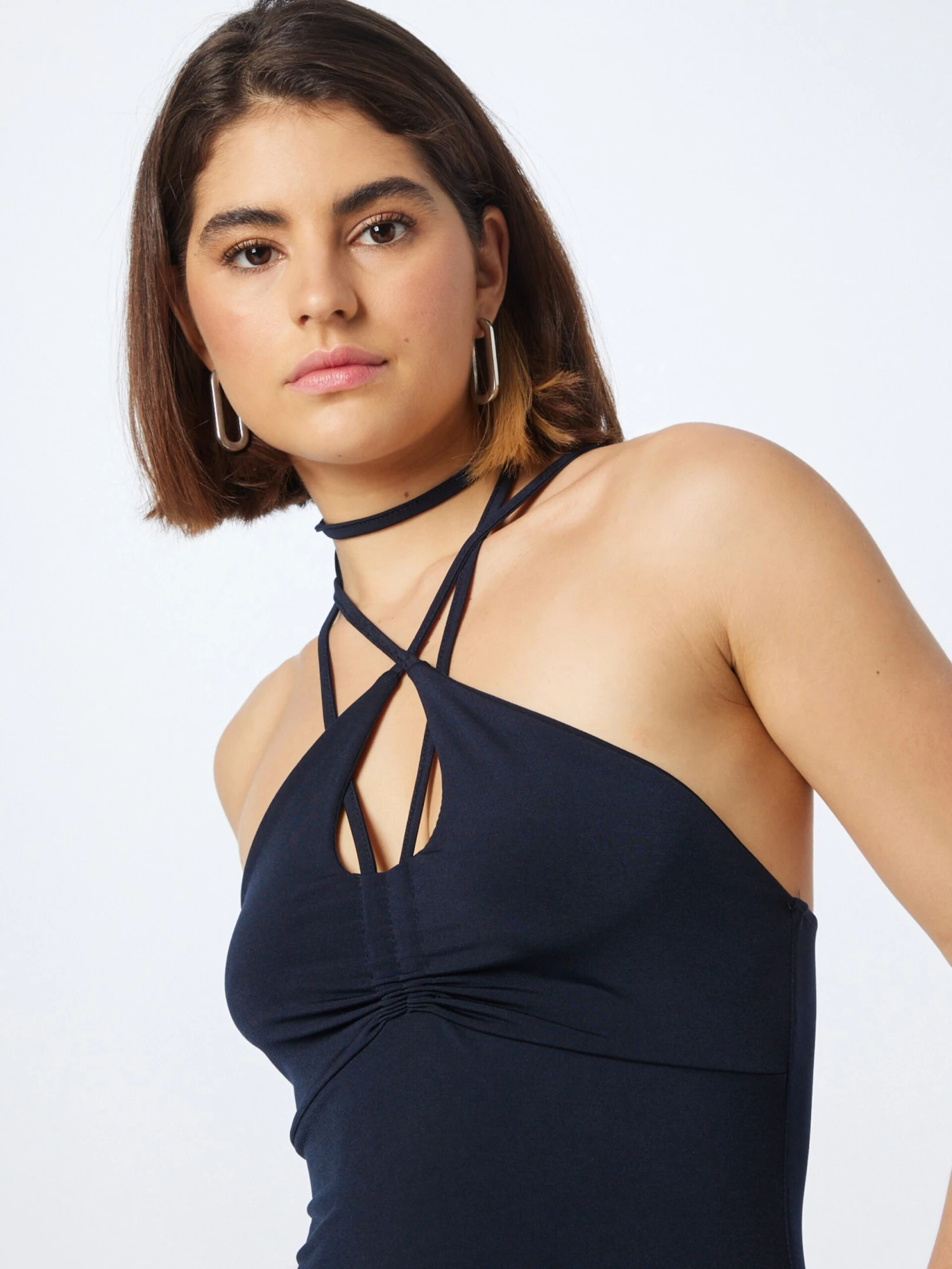 Wal G Maxi Jurken Jurk SHANNON Dames Navy 4 Wal G Maxi Jurken Jurk SHANNON Dames Navy - Afbeelding 2