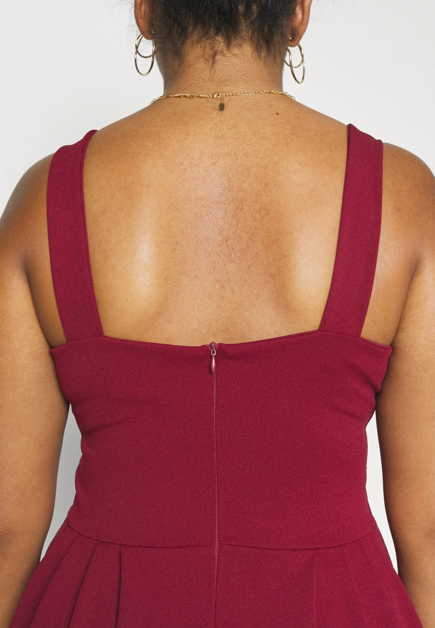 Kandy V Neck Midi - Jurk - Wine 9 Kandy V Neck Midi - Jurk - Wine - Afbeelding 7