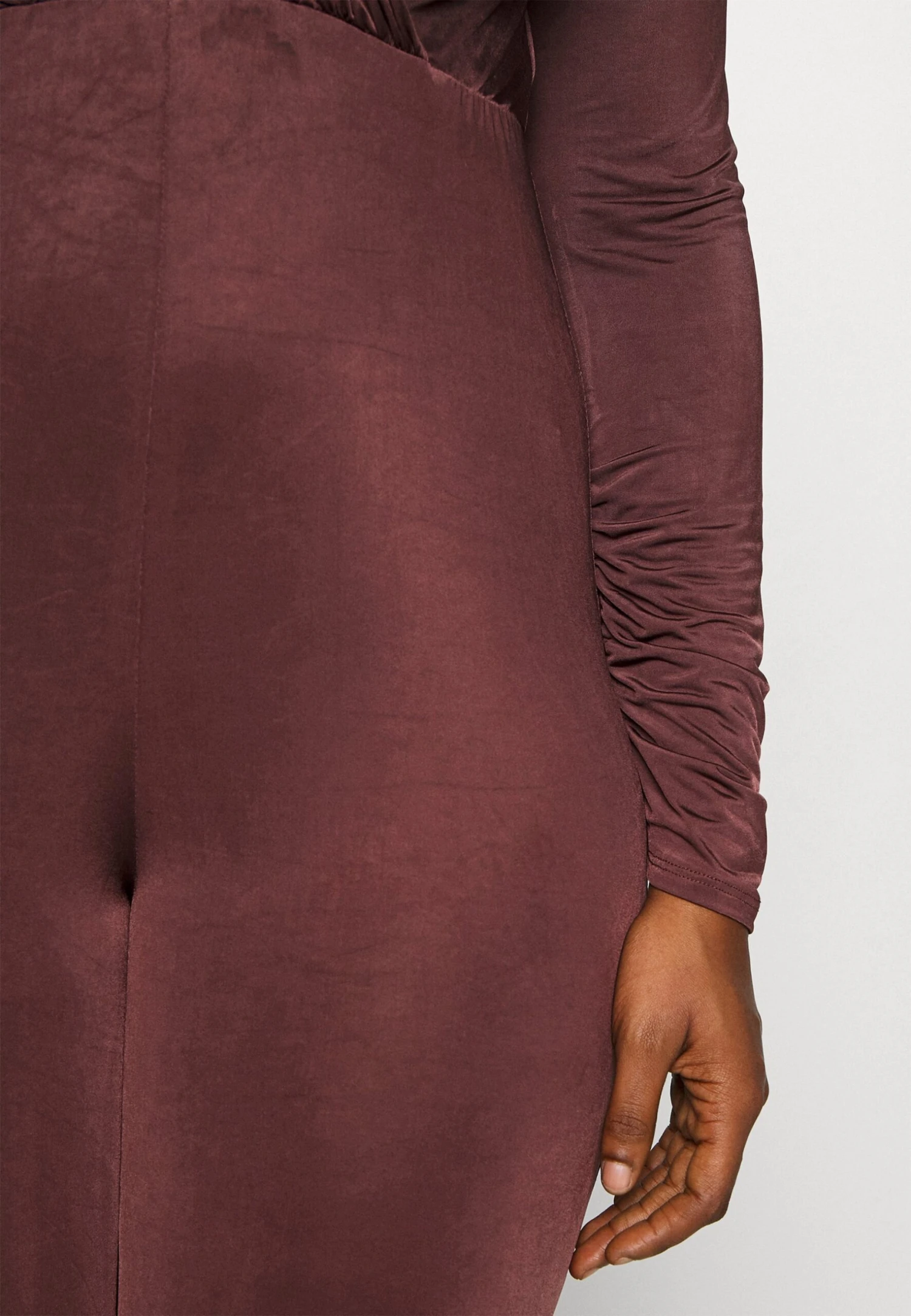 Curve Cece- Jumpsuit - Chocolate Brown 8 Curve Cece- Jumpsuit - Chocolate Brown - Afbeelding 6