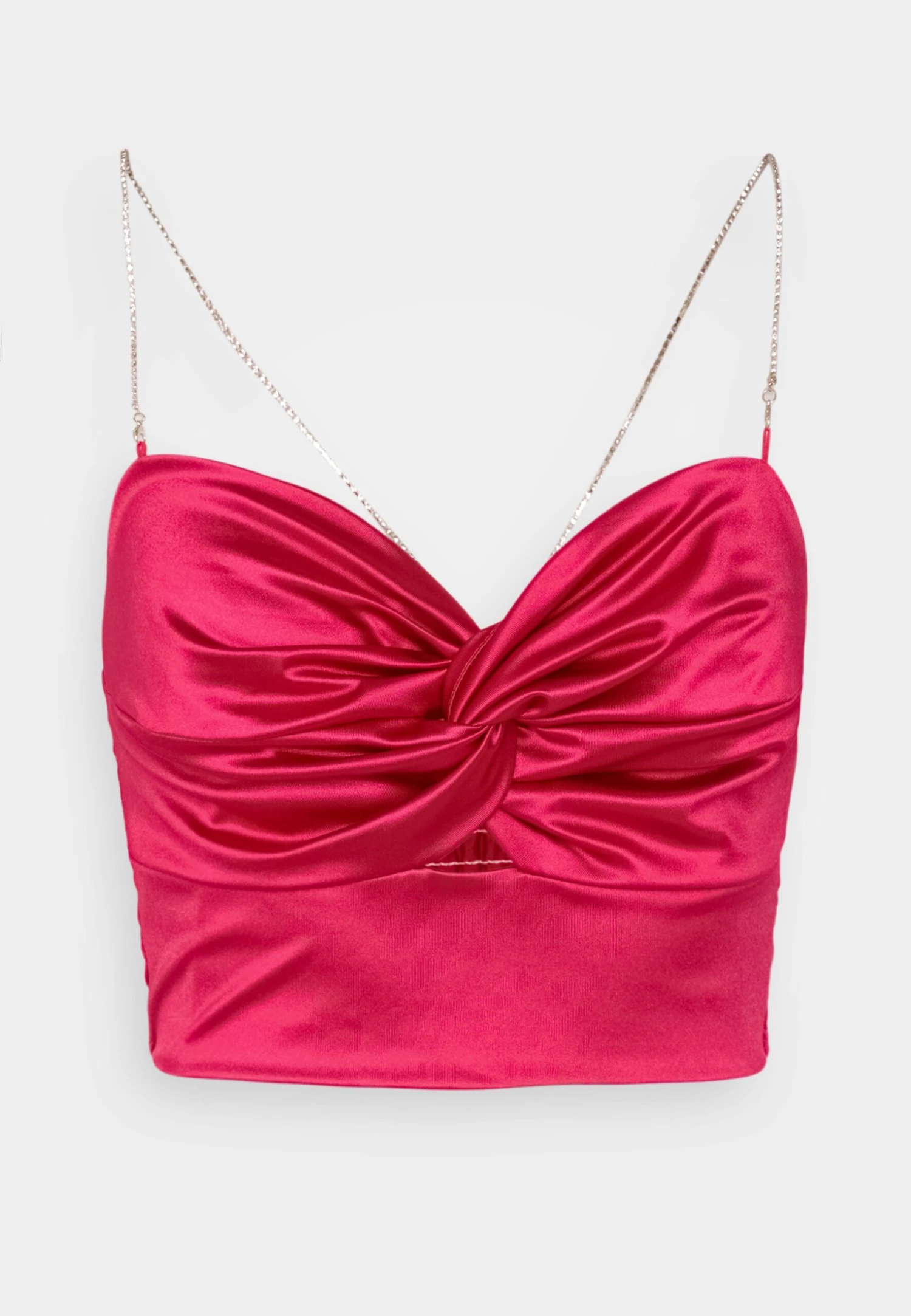 Wal G Razz Knot Crop - Top - Fuchsia 7 Wal G Razz Knot Crop - Top - Fuchsia - Afbeelding 5