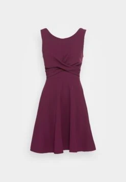 Wal G Jaqueline Skater Dress - Cocktailjurk - Plum -Wal G 61f3e937c12e4166918ea155c91bb1ee
