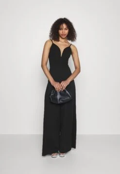 Havana Wide Leg- Jumpsuit - Black 10 Havana Wide Leg- Jumpsuit - Black -Wal G 64442f65d422432a881bae78bd4e8d5a