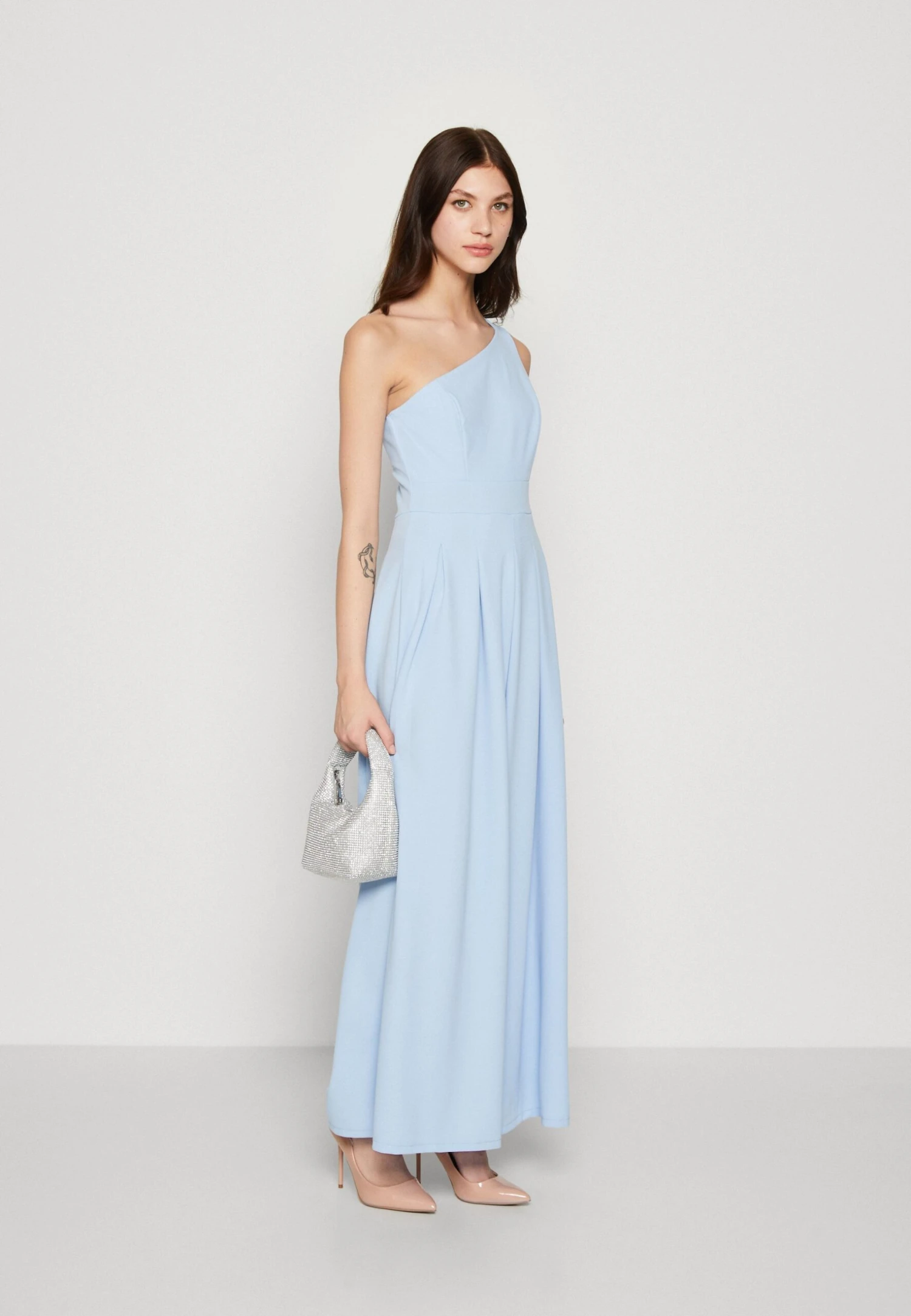Wal G Sasha Pleated Pant - Jumpsuit - Sky Blue 4 Wal G Sasha Pleated Pant - Jumpsuit - Sky Blue - Afbeelding 2