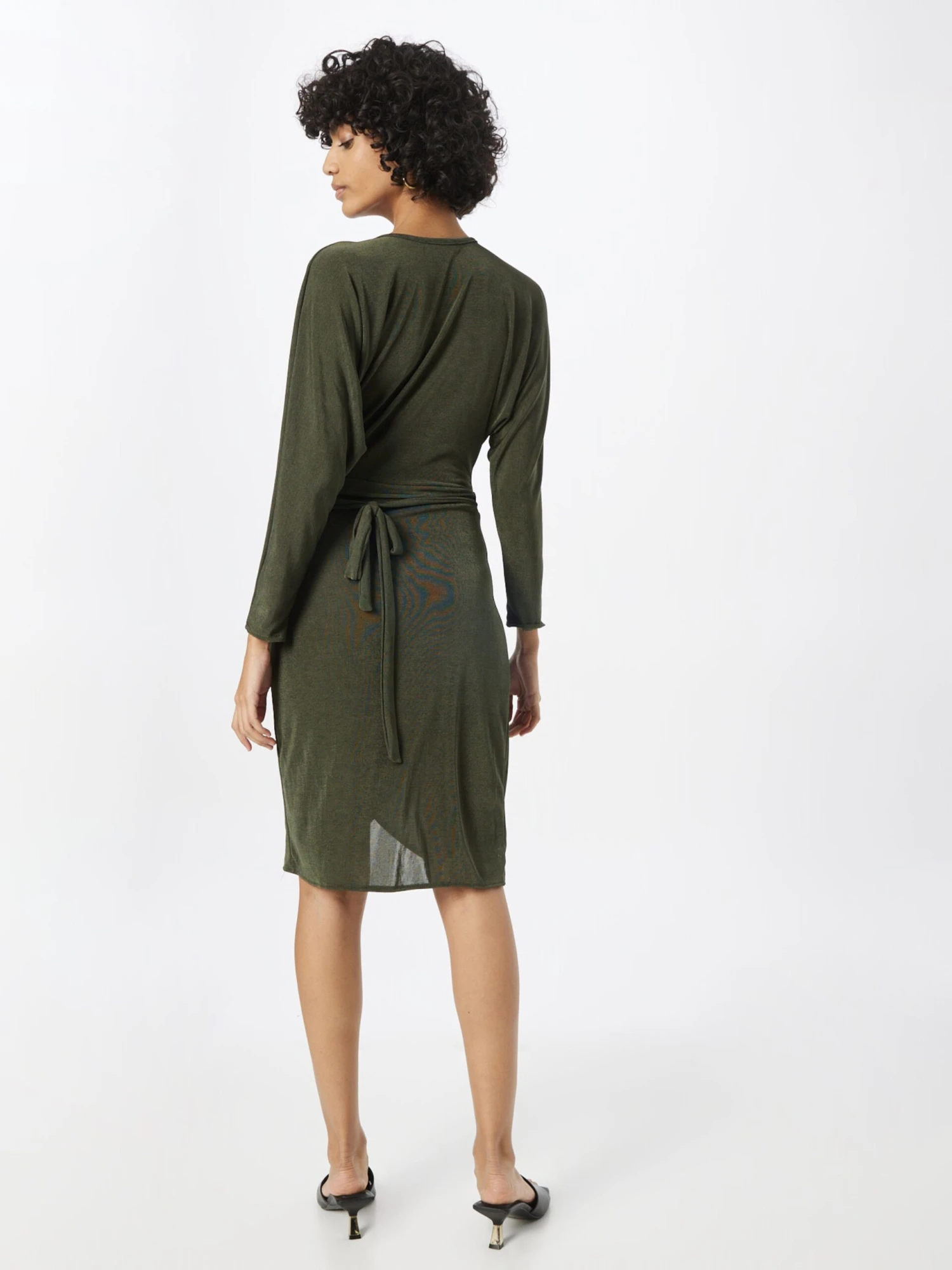 Wal G Mini Jurken Jurk Dames Donkergroen 6 Wal G Mini Jurken Jurk Dames Donkergroen - Afbeelding 4