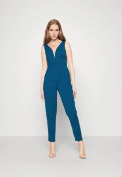 Jumpsuit - Dark Teal Blue