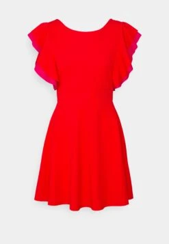 Max Ruffle Skater - Cocktailjurk - Red/Fuchsia -Wal G 6df64780445341cc8f6beeddf2c9805f