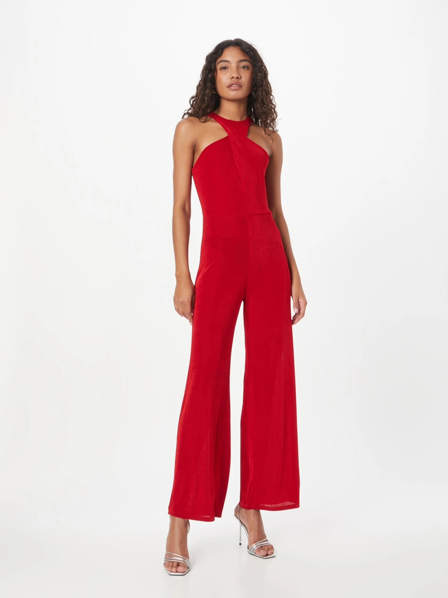 Wal G Lange Jumpsuits Jumpsuit Dames Vuurrood 5 Wal G Lange Jumpsuits Jumpsuit Dames Vuurrood - Afbeelding 3