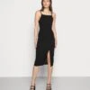 Wal G Strappy Square Neck Midi Dress - Etui-Jurk - Black 2 Wal G Strappy Square Neck Midi Dress - Etui-Jurk - Black -Wal G 762b43adce0447c9834dae64e5f3ee87