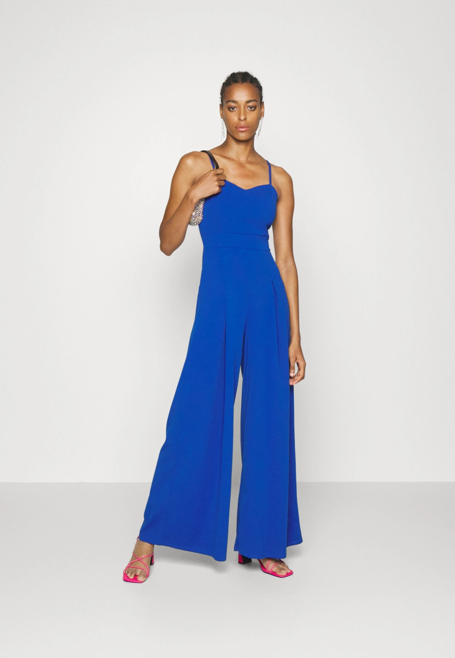 Havana Sweetheart Neck Jumpsuit - Jumpsuit - Electric Blue 4 Havana Sweetheart Neck Jumpsuit - Jumpsuit - Electric Blue - Afbeelding 2