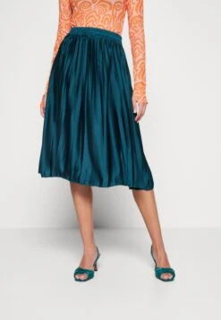Wal G Penny Pleat Skirt - Plooirok - Emerald Green