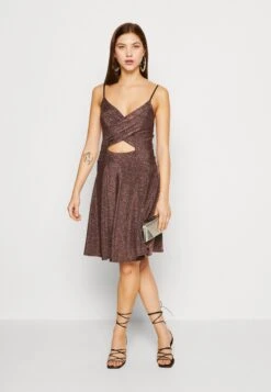 Wal G Exclusive Nye Glitter Mambo Skater - Jerseyjurk - Bronze -Wal G 78bae1aa2c654b6f9ae0291c6eebaedf