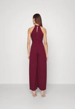 Wal G Arry Wide Leg- Jumpsuit - Wine -Wal G 7ab2b1a02de84d2ba34a196f2009ea72
