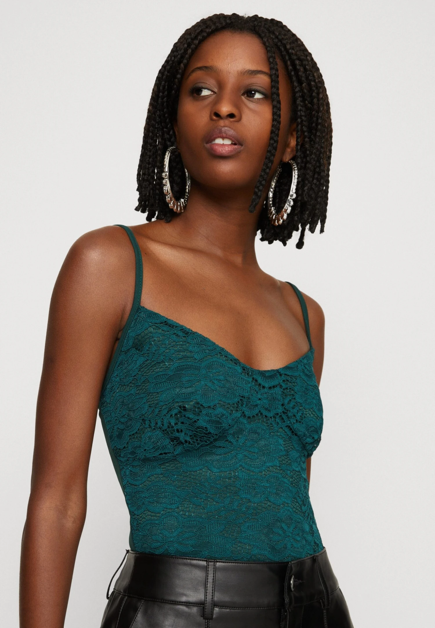 Wal G Benny Bodysuit - T-Shirt Print - Forest Green 6 Wal G Benny Bodysuit - T-Shirt Print - Forest Green - Afbeelding 4