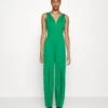 Steven Front Slit - Jumpsuit - Leaf Green -Wal G 7caa7edec8054cd3b3b87bec148b4401
