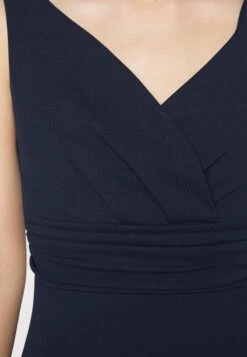 Wal G Andrew Off Shoulder Maxi Dress - Galajurk - Navy Blue -Wal G 7fd0a9ebf4804b5189de00b5ee1c21ef