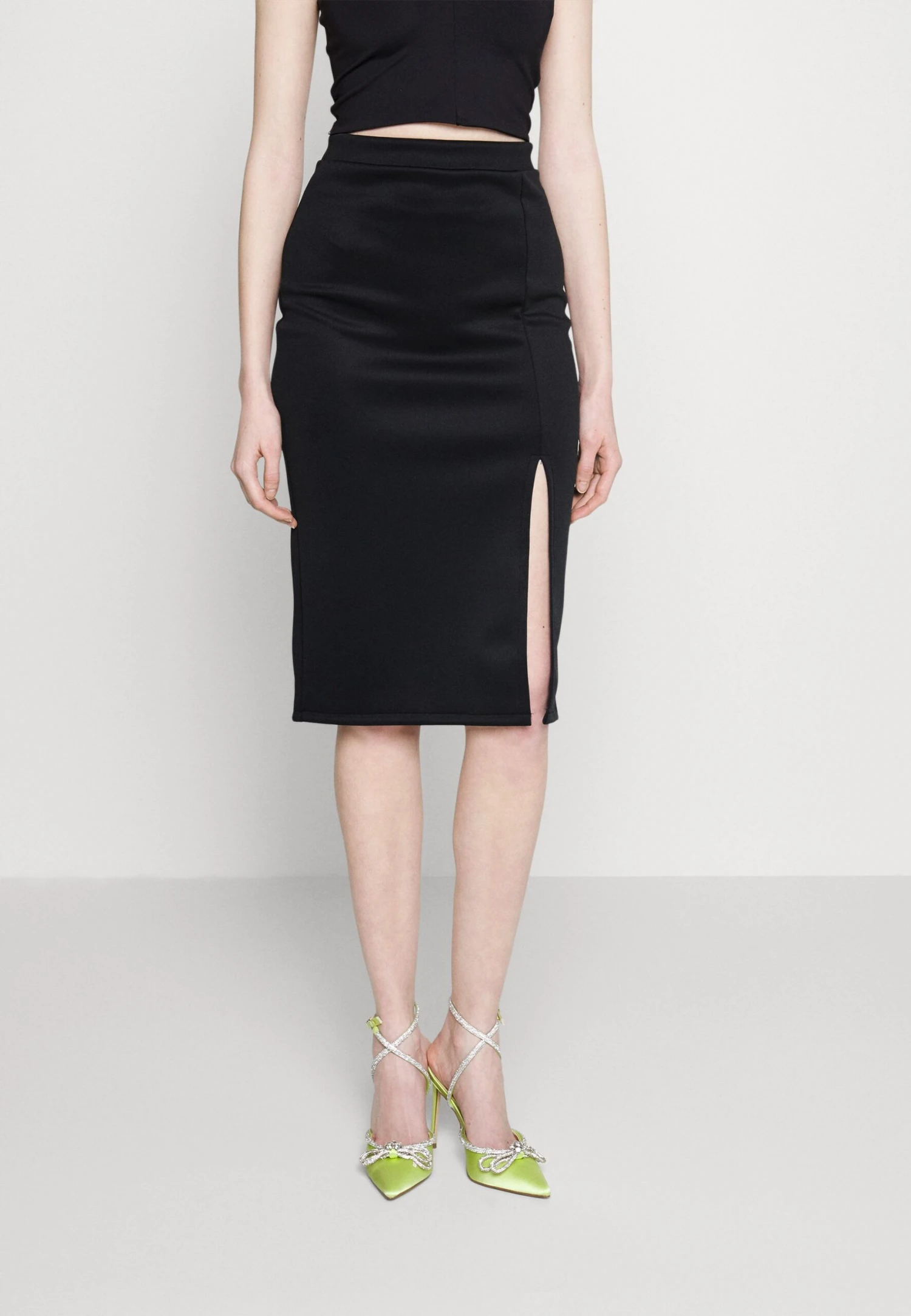 Wal G Valentines Heart Midi Skirt - Kokerrok - Black 3 Wal G Valentines Heart Midi Skirt - Kokerrok - Black