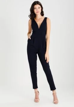 Wal G V Neck - Jumpsuit - Navy