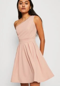 Wal G Vanya One Shoulder Skater Dress - Jerseyjurk - Blush Pink 11 Wal G Vanya One Shoulder Skater Dress - Jerseyjurk - Blush Pink -Wal G 85ac979182934f89bd7aab8396771a3f