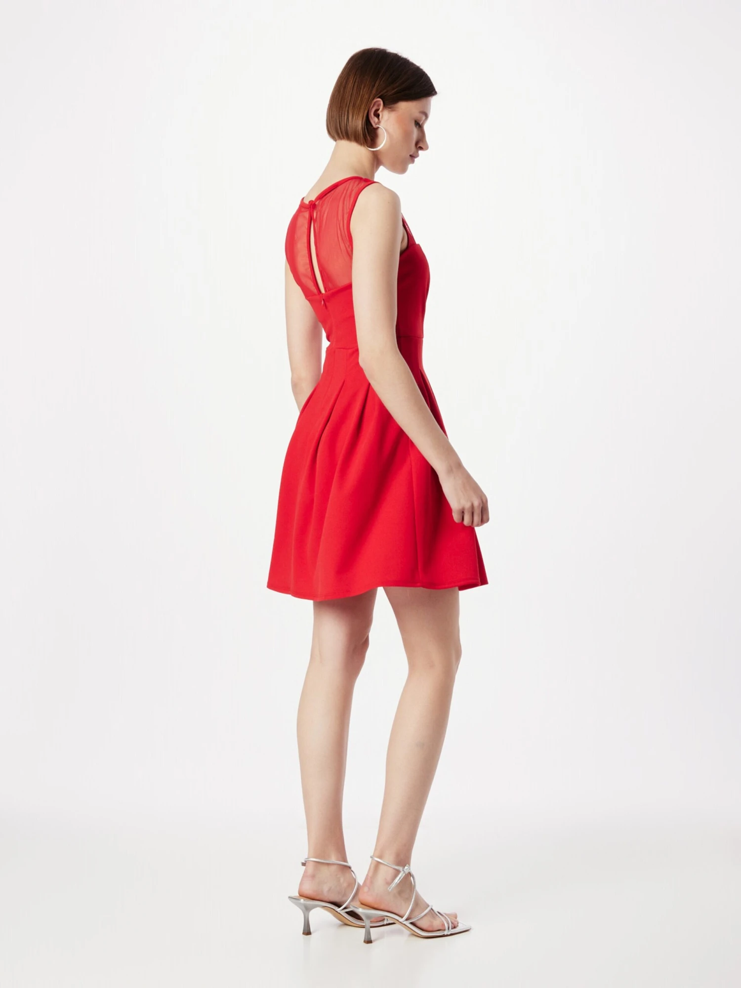 Wal G Mini Jurken Jurk TINA Dames Rood 6 Wal G Mini Jurken Jurk TINA Dames Rood - Afbeelding 4
