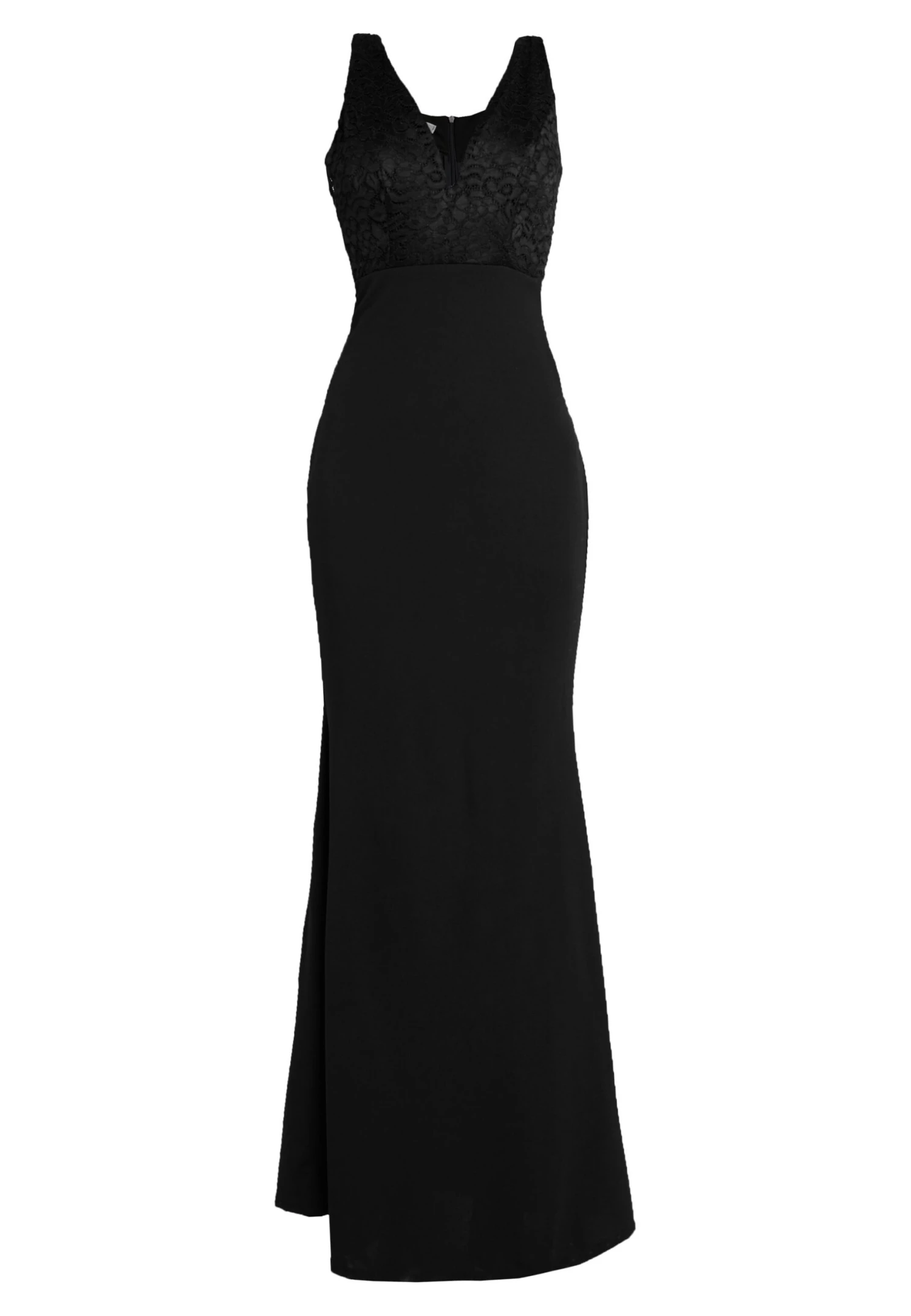 Wal G V Neck Maxi - Galajurk - Black 6 Wal G V Neck Maxi - Galajurk - Black - Afbeelding 4