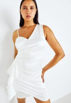 Wal G Tanya Ruffle Mini - Cocktailjurk - White