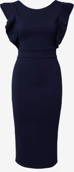 Wal G Kokerjurken Kokerjurk HOPE Dames Navy