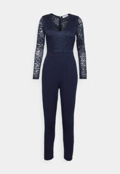 Wal G Blake Long Sleeve - Jumpsuit - Navy Blue -Wal G 8a1c20943c464f19a7f3acbaa94de0dc
