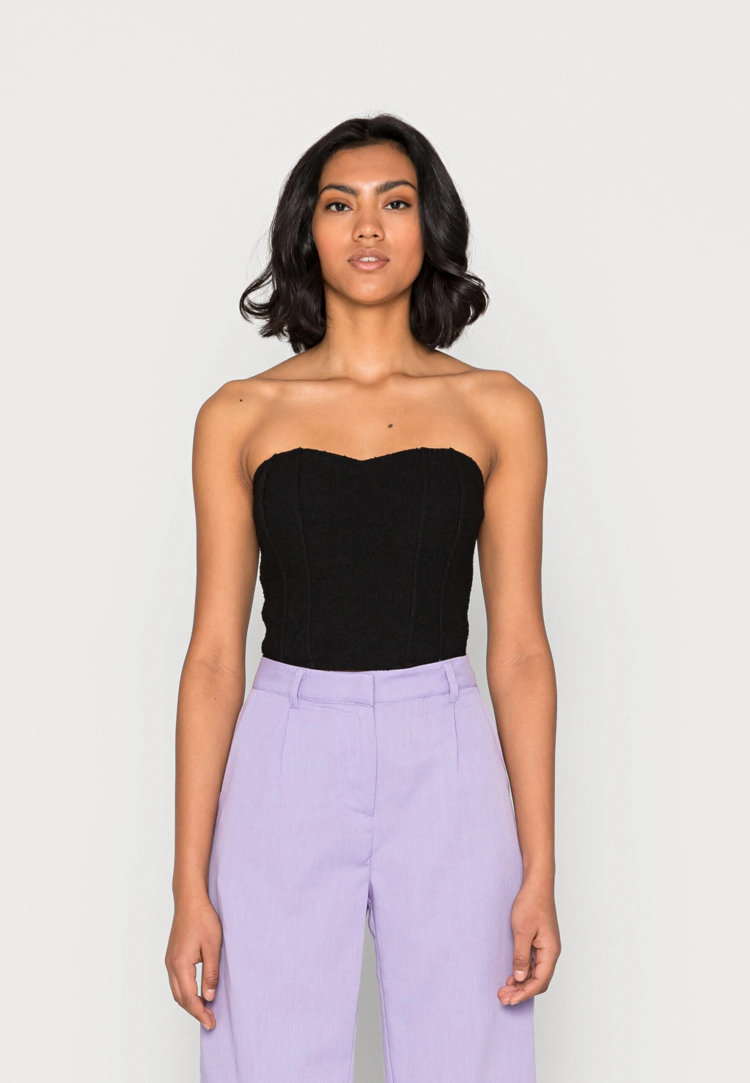 Wal G Lykke Boned Bandeau - Top - Black 3 Wal G Lykke Boned Bandeau - Top - Black