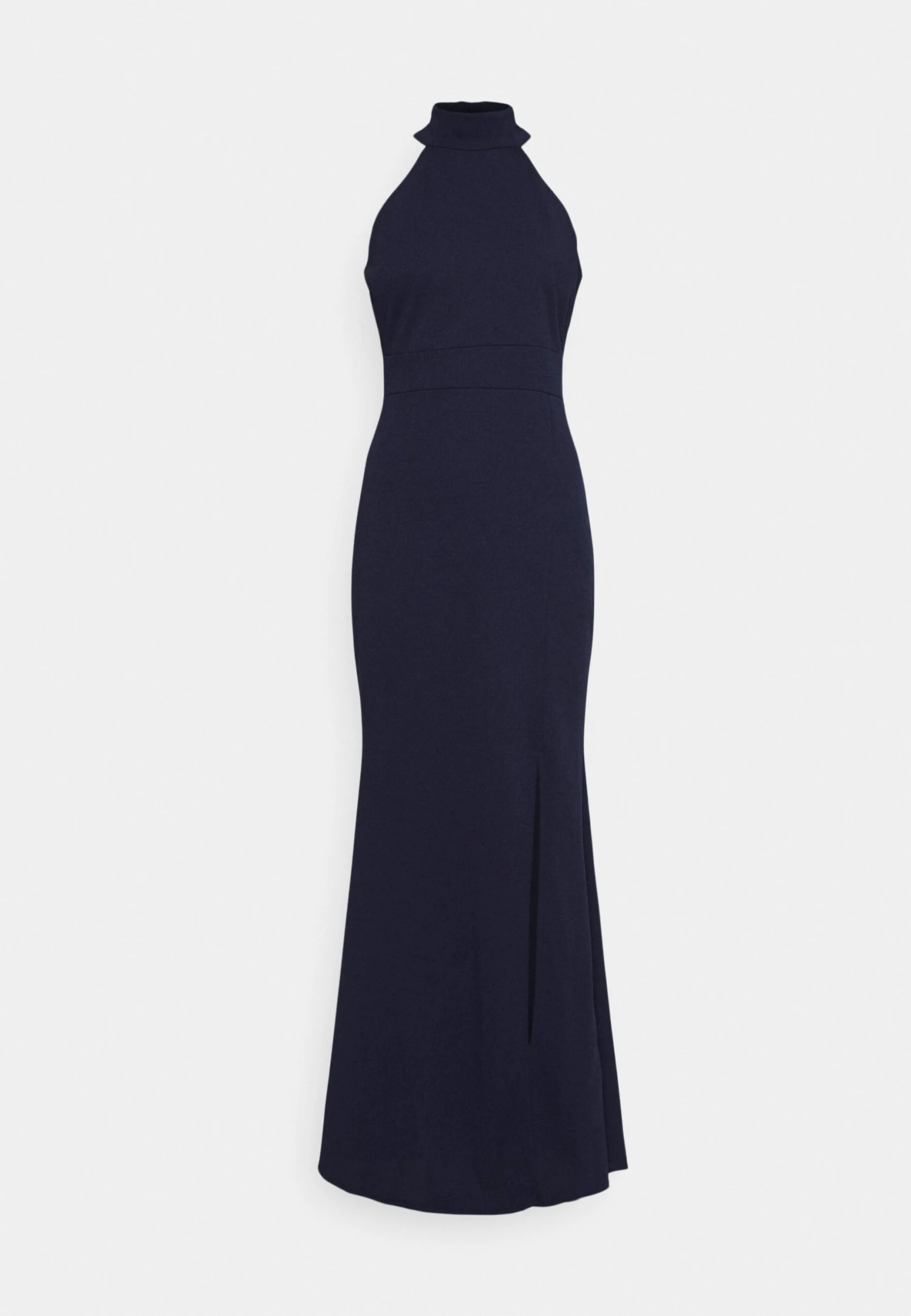 Halter Neck Maxi Dress - Cocktailjurk - Navy Blue 6 Halter Neck Maxi Dress - Cocktailjurk - Navy Blue - Afbeelding 4