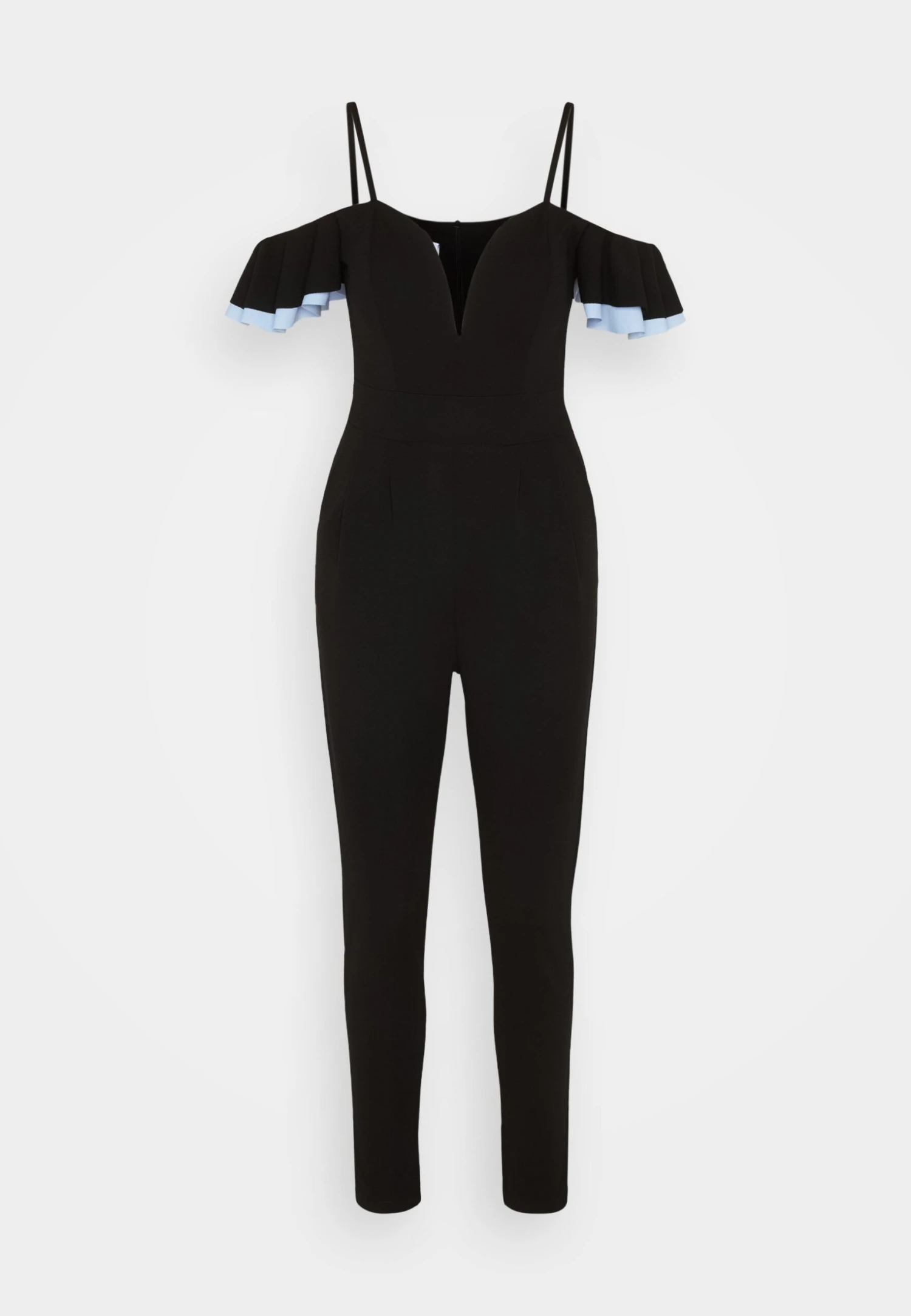 Wal G Simah Frill - Jumpsuit - Black/Sky Blue 7 Wal G Simah Frill - Jumpsuit - Black/Sky Blue - Afbeelding 5