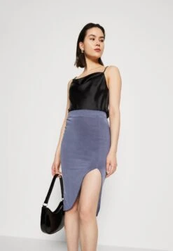 Wal G Party Ty Midi Skirt - Kokerrok - Denim Blue 11 Wal G Party Ty Midi Skirt - Kokerrok - Denim Blue -Wal G 96b6291bad474f90bfa4f7e1c382d2c2