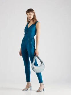 Wal G Lange Jumpsuits Jumpsuit TOBY Dames Blauw -Wal G 984b1163048cc3e229424cd081565de0