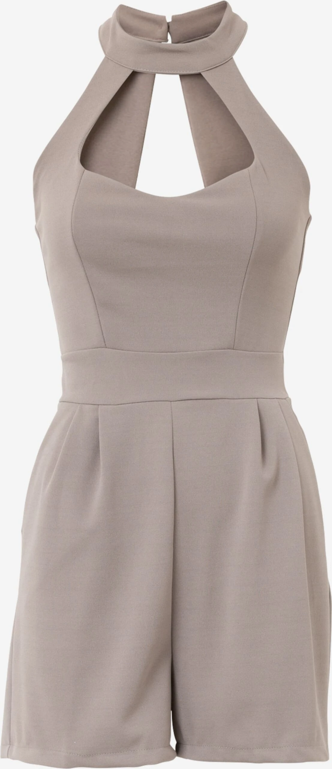 Wal G Korte Jumpsuits Jumpsuit JOANNA Dames Taupe 3 Wal G Korte Jumpsuits Jumpsuit JOANNA Dames Taupe