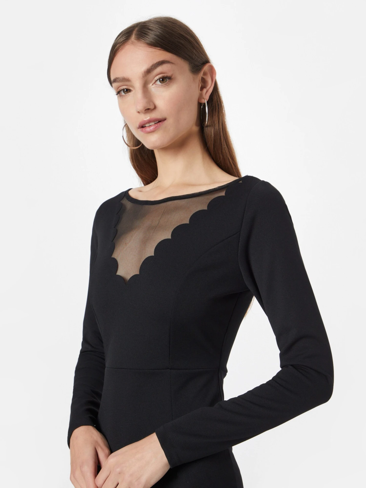 Wal G Midi Jurken Jurk JESS Dames Zwart 4 Wal G Midi Jurken Jurk JESS Dames Zwart - Afbeelding 2