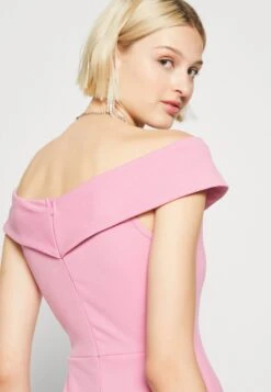 Wal G Ryan Ruffle Midi - Galajurk - Rose Pink -Wal G a348d3ab7e2c4a4fbdcb7f8c1bd3eb1d