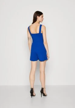 Wal G Cleo V Neck Playlist - Jumpsuit - Electric Blue -Wal G a5601e3d1da14e2bbc4755e549a0f151