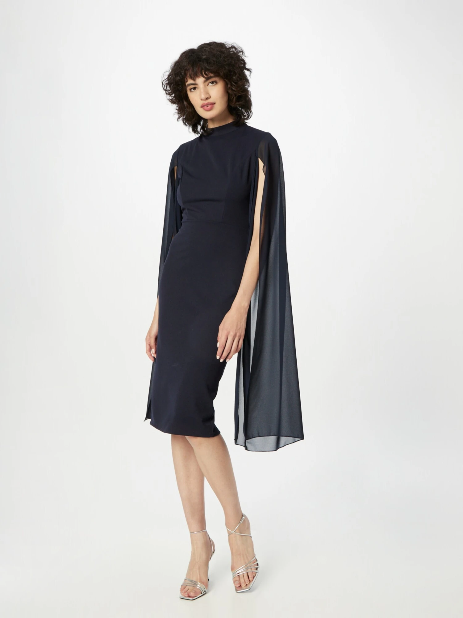 Wal G Mini Jurken Jurk Dames Navy 5 Wal G Mini Jurken Jurk Dames Navy - Afbeelding 3