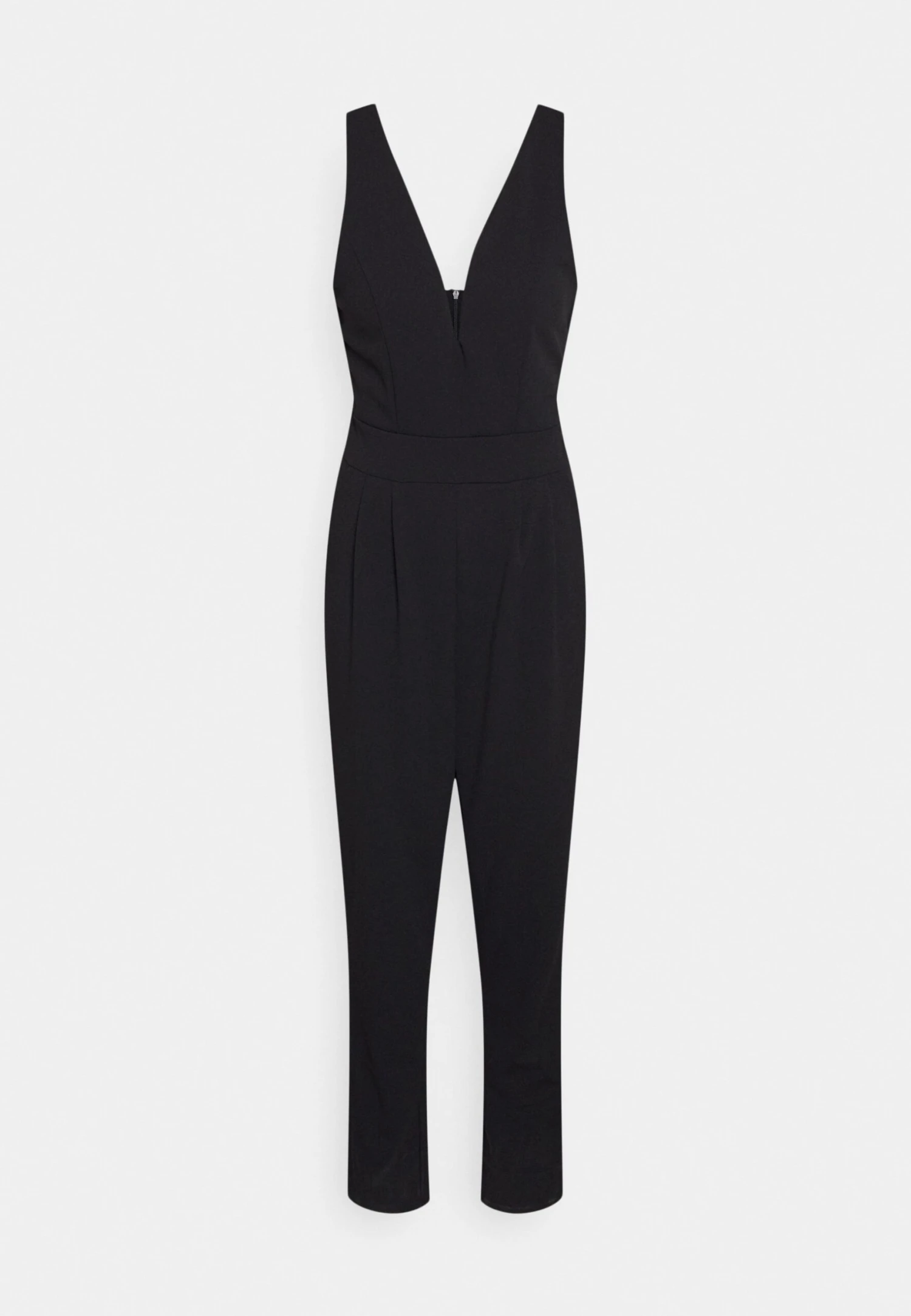 Sleeveless Plunge - Jumpsuit - Black 3 Sleeveless Plunge - Jumpsuit - Black