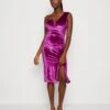Wal G Gigi Midi - Cocktailjurk - Purple 1 Wal G Gigi Midi - Cocktailjurk - Purple -Wal G ac0ed0d98da440a69133d58b82a9b794