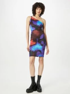 Wal G Mini Jurken Jurk VLERA Dames Blauw / Lichtblauw -Wal G acc8ef9aa7539b09f9f3d1e36dc07c4a