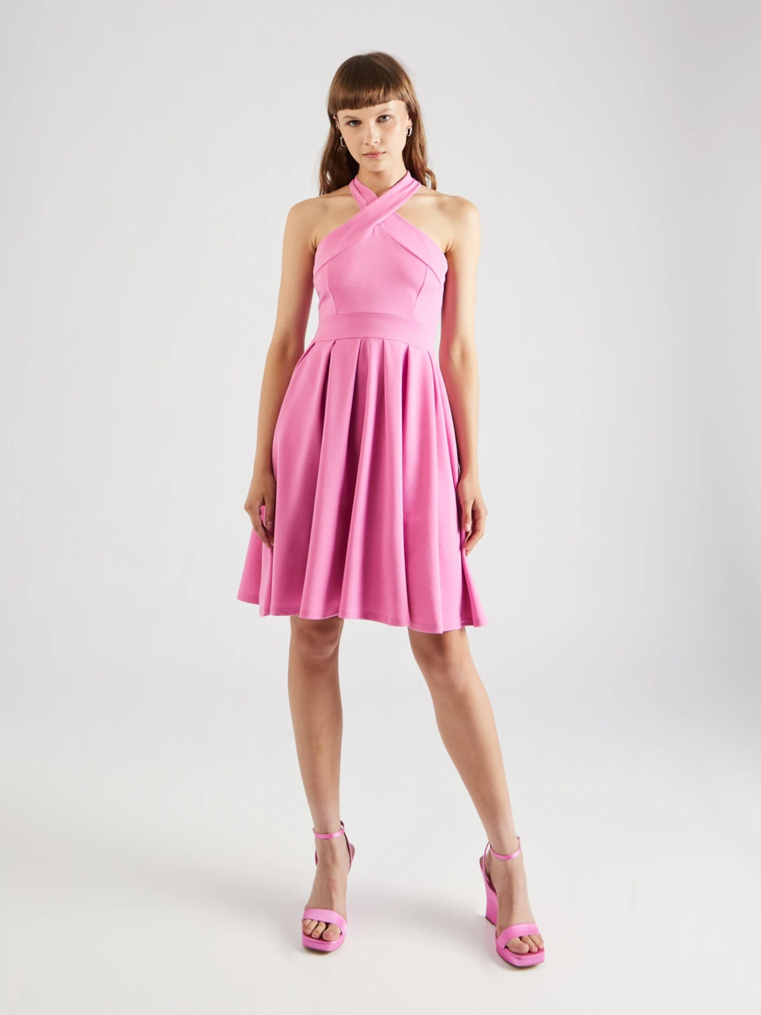 Wal G Mini Jurken Jurk NELLY Dames Lichtroze 5 Wal G Mini Jurken Jurk NELLY Dames Lichtroze - Afbeelding 3