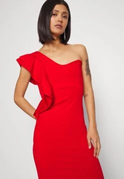 Wal G One Shoulder Maxi Dress - Cocktailjurk - Red 11 Wal G One Shoulder Maxi Dress - Cocktailjurk - Red -Wal G ad36bd7b84214050aa26dcf7292e9da9