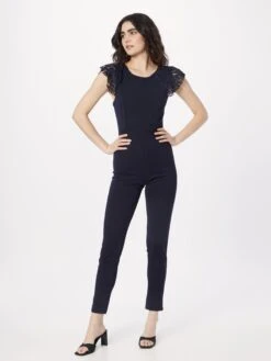 Wal G Lange Jumpsuits Jumpsuit SARAH Dames Navy -Wal G b0d6464dc8b4ba9ce501f143bc65ed33
