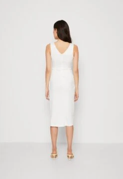 Wal G Ally Knot Midi - Cocktailjurk - White -Wal G b1fae26207194109bd45d286483ba7b8