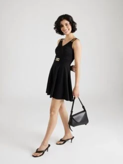 Wal G Mini Jurken Jurk WENDY Dames Zwart -Wal G b486761d3d7d25ea2039bce4c2d2521b