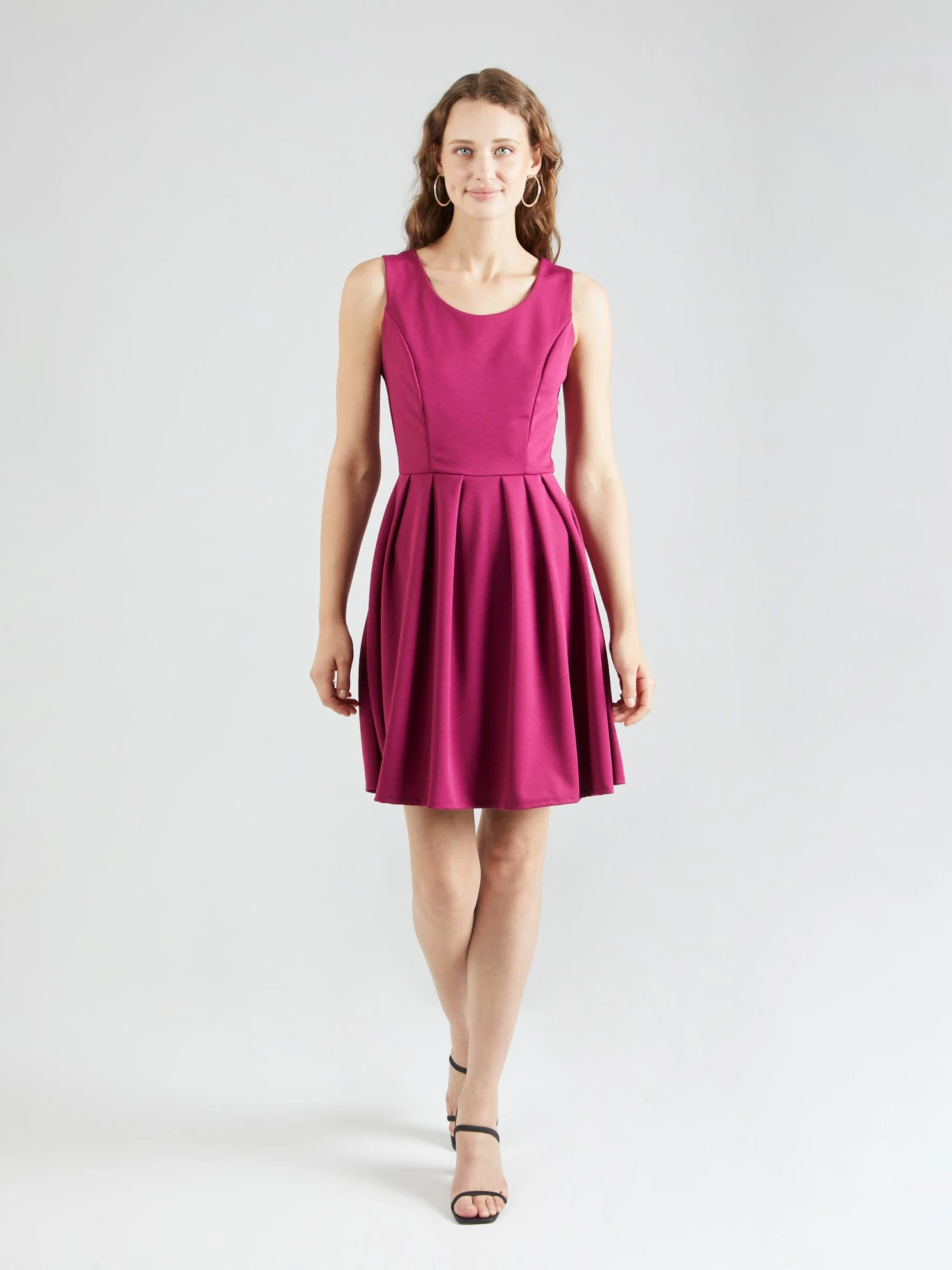 Wal G Mini Jurken Jurk HOLLY Dames Fuchsia 5 Wal G Mini Jurken Jurk HOLLY Dames Fuchsia - Afbeelding 3