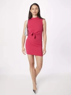 Wal G Kokerjurken Kokerjurk MIKEY Dames Fuchsia -Wal G b56c49877f81c2b729a0abbc4bc53079