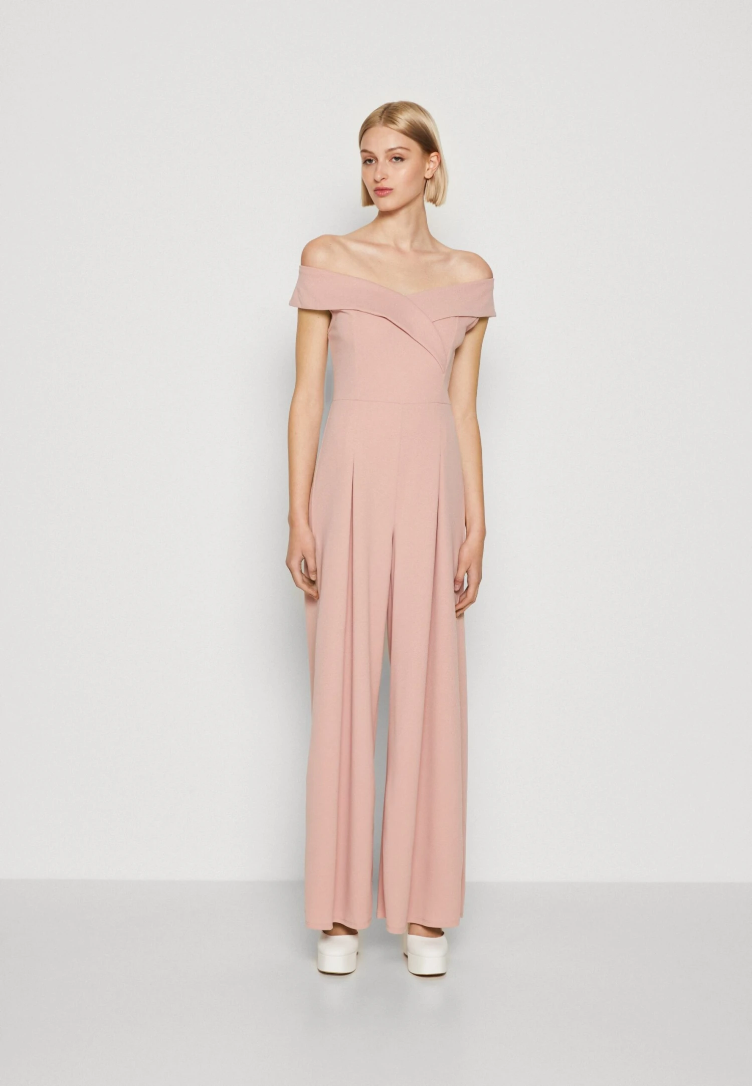 Wal G Nancy Off Shoulder - Jumpsuit - Blush Pink 3 Wal G Nancy Off Shoulder - Jumpsuit - Blush Pink