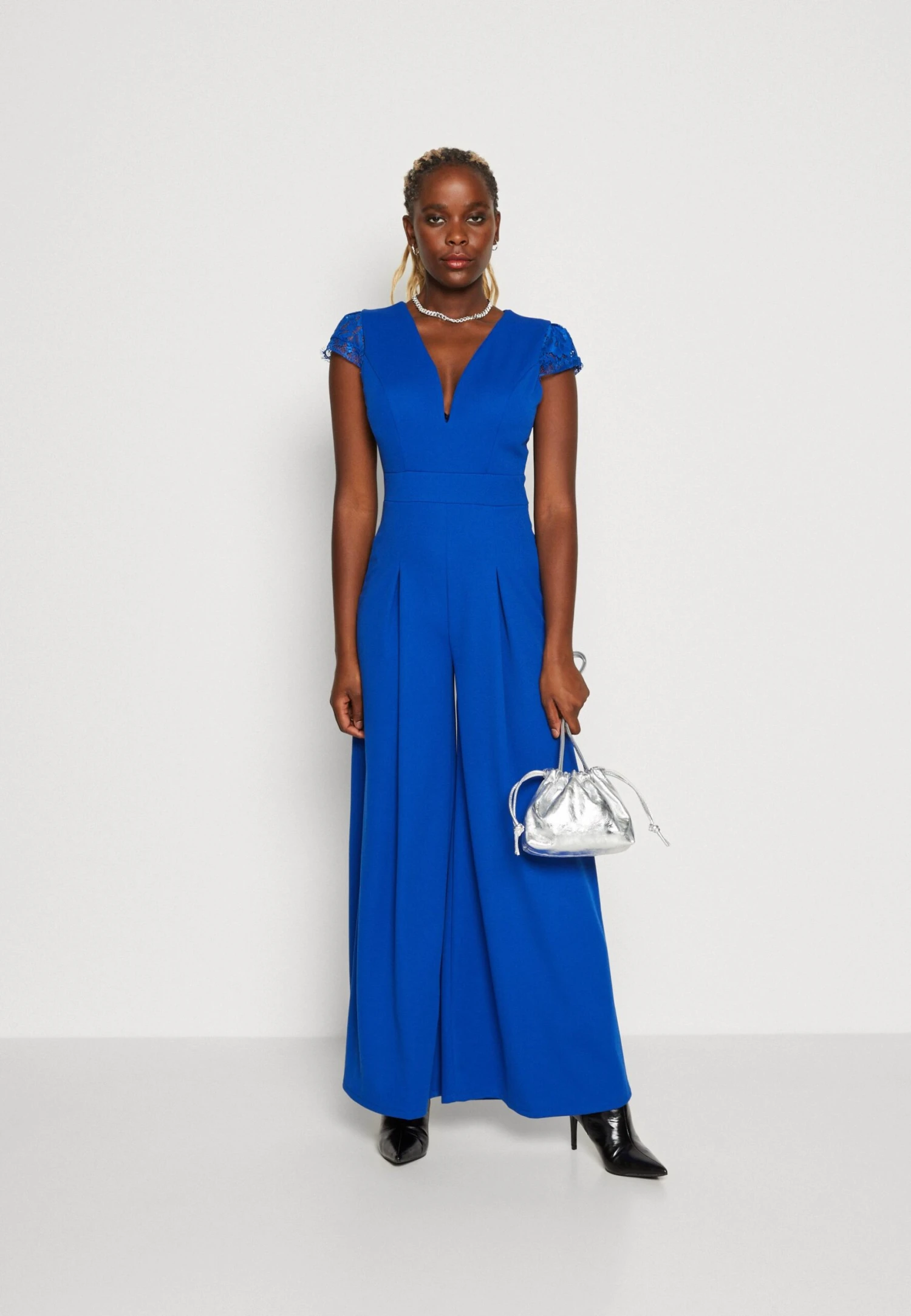 Wal G Mary Alce Sleeve - Jumpsuit - Electric Blue 4 Wal G Mary Alce Sleeve - Jumpsuit - Electric Blue - Afbeelding 2